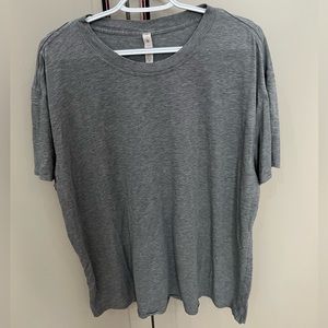 lululemon all yours cotton T-shirt heather gray size 12